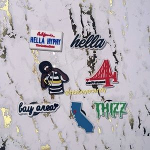 Jibbitz Shoe Croc Charms Set Mac Dre Cali Bayarea Thizz